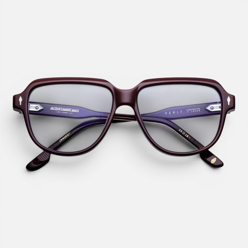 Eyeglasses - Jacques Marie Mage Perle Bordeaux Empire-zoom-