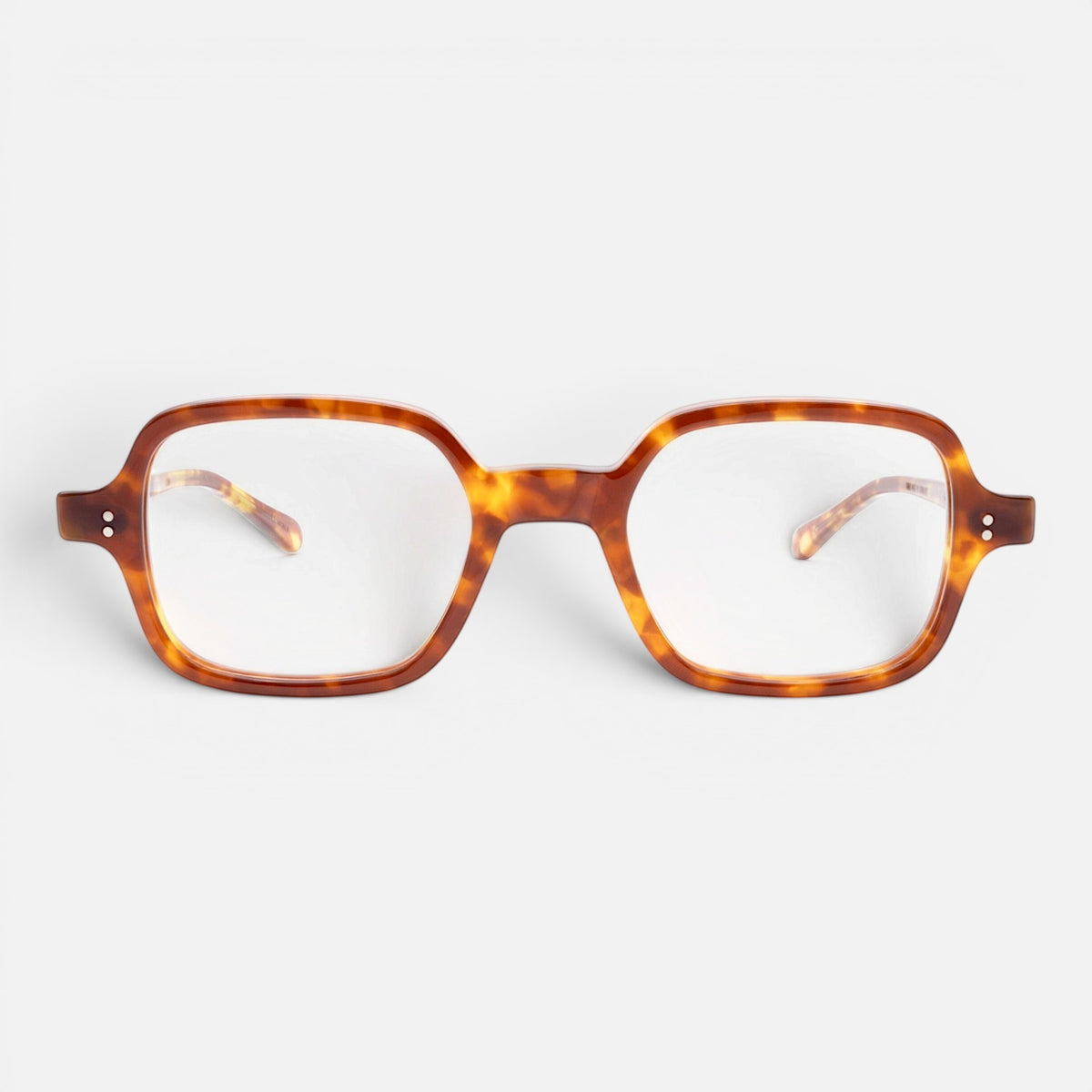 Eyeglasses - Julius Tart Optical T-square Light Tortoise-1